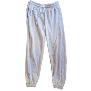 Aritzia TNA Terry Sweatfleece Boyfriend Fit Jogger Sweatpants Heather Grey Sz XS